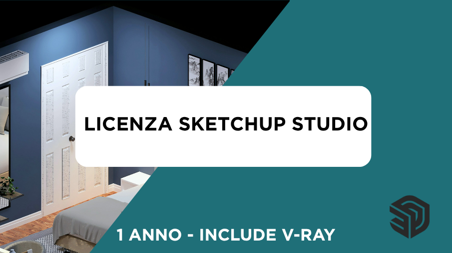 Anteprima di Licenza SketchUp STUDIO (Comprensivo di V-Ray 6) - 1 Anno