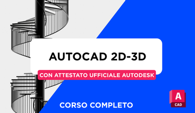 Anteprima di Corso AutoCAD 2D e 3D + Attestato Ufficiale Autodesk