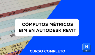 Vista previa de Curso de Cómputos métricos BIM en Revit (básico + avanzado)